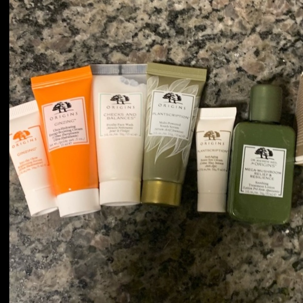 NWT Origins Energy, Glow, Mushroom, Plantscriptions, Youth Serum 6 Piece Set
